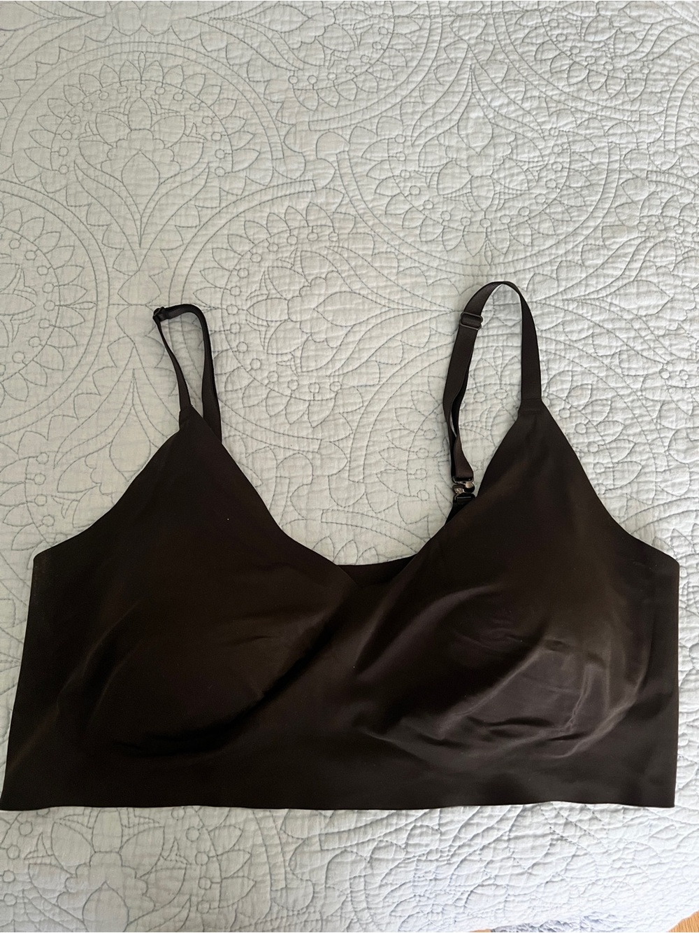 True & Co. Black Seamless Wireless Bralette with Removable Pads